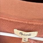 Madewell EUC Cotton Cardigan Sweatshirt Burnished Blush Size XS Retail $69.50 Photo 3