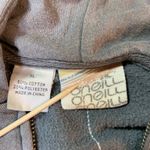 O'Neill  Surf Zip Up Hoodie Womens XL Gray‎ Sun Graphic Embroidered Coastal Photo 4