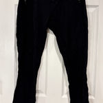 One Teaspoon Black Pants Quilted Detail Zipper Accents Size‎ 14 Photo 0