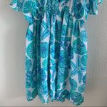 Lilly Pulitzer Sand Dollar Starfish Ocean Theme Dress Green Blue Small Photo 10