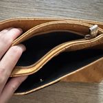 Mondani New York Tan Leather Chained Shoulder Bag (NWT) Orange Photo 4