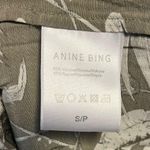 ANINE BING Dress Kaine Mini Dress in Green Tropical Floral Print Sz S GUC Photo 12