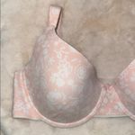 IZOD  Underwire T-Shirt BRA Pink & White Floral Women’s 38C Photo 3