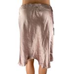 Aritzia NEW  Babaton Womens Pink Silky Satin Mid Rise Mini Slip A-line Skirt Sz S Photo 1