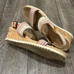 Abella true comfort Women’s  Rainbow Striped Wedge Sandal Size 7½ M Photo 1