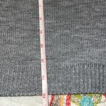 Pink Lily  size small women’s oversized grey sweater with front pocket side slots Photo 4