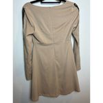 Love Riche  Tan A Line Dress Size Small Neutral Preppy Skater Dress Photo 7