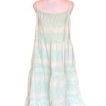 Aerie Tie Dye Maxi Dress Crochet Detail Womens Size XXL White Blue Photo 0