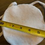 Vintage Walburg Pearl White Beaded Circle Round Bag Shoulder Flawed Photo 6
