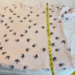 Sonoma  Quilted Light Pink Cotton Shirt Top Women’s Size XL Bird Print Photo 8