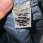 THML  Washed Out Denim Blue Raw Hem Long Sleeve Crewneck Casual Comfy Tunic XS Photo 8