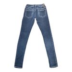 Vanity Womens jeans size 25 dark wash skinny leg denim stretch low rise Blue Photo 3