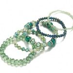 ✅✅✅BOGOHO✅✅✅Green Beaded Bracelet Set Green Photo 1