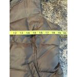 Lands' End  Down Feather Filled Metallic Brown Puffer Vest XS‎ 2-4 Photo 5