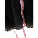 Chicwish NWT  medium long layer black flowy maxi skirt zipper back Photo 7