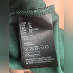 H&M  Pleated Longsleeve Mini Green Dress Size XL Office Sire  Corpcore Photo 8