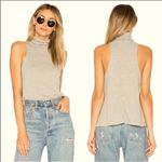 Free People Intimately Gray Ribbed Turtle Neck Tank Top Photo 1