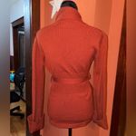Vintage 70’s Skiva INT Women's Rust Sweater with Belt Orange Size L Photo 5