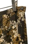 Croft & Barrow Corduroy Women Skirt Sz 10 Multicolor Floral A-line Modest Midi Church Grandma Photo 2