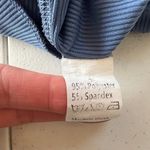 Romwe  SMALL Blue Crop Top Set of 2 Short Sleeve Shirts Photo 7