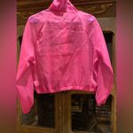 Love j - Hot Pink Sheer Half zip pullover Photo 1