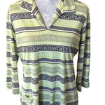 Sport Haley Womens Golf Athletic Top Long Sleeve Green Large Photo 0