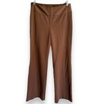 INC Womens Pants Sz 4 Brown Wide Leg‎ Professional Workwear Work Dress Photo 2