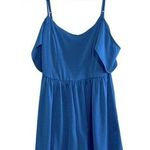 Urban Outfitters Women’s  Blue Cold shoulder romper size medium wedding summer Photo 0