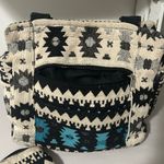 Tribal Patterned Black and Blue Shoulder Bag Set Photo 1