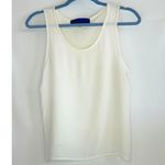 Blue Rain Women's Sleeveless Layered Blouse - White - Size Small Photo 0