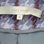 Stacy Haase Wool Patterned Pea Coat Size 4 Photo 8