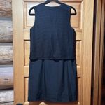 Maison Scotch Women's Black Mesh Sleeveless Shift Dress Size Small Emo Punk Goth Photo 1