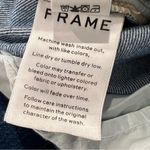 frame denim  Metropolitan Wide Leg High Rise Jeans Size 24 Margolis Photo 8