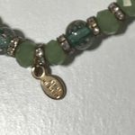 🇮🇹 Murano Glass Stretch Bracelet, Beads & spacers with cubic zirconia crystals Photo 5