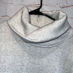 J.Crew Mercantile Sweater Womens Medium Cowl Neck Plaid Cozy Funnel Neck Glen Photo 1