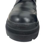 Salvatore Ferragamo Vara bow Lace Up Leather Combat Boots Black Size 9.5 Photo 5