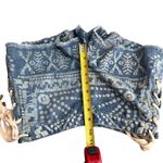 Sea New York Size S Lace Up Jean Shorts Acid Wash Denim Frayed Southwestern Boho Blue Photo 7