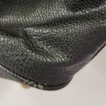 Jessica Simpson  Black Pebbled Leather Handbag Crossbody Purse 10 x 9 inches Photo 12