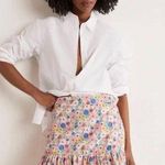NWT, Boden Floral Poplin Tiered Mini Skirt, Sz 6 Photo 0