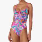 Kate Spade NWT  One Piece Swimsuit Radiant Pink Floral Underwire Size S Small NEW Photo 12