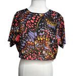 YITTY NWT  Mesh Me Smoothing Midi Top butterfly print Sz 5X Photo 3