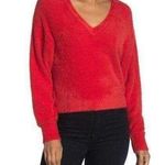 Splendid NWT  Fuzzy Red Sweater Photo 0