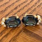 Vintage Christian Dior earrings Blue Photo 0