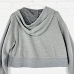 Wild Fable Gray‎ Cropped Hoodie Drawstring Pullover Long Sleeve Casual Comfy xS Photo 4