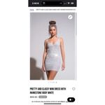 Akira  PRETTY AND CLASSY MINI DRESS WITH RHINESTONE BODY WHITE Photo 1