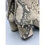 Free People Snake Skin Reptile Block Heel Women’s Boots Size 37 Photo 12