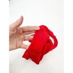 Ramy Brook Lisa Red Braided Side Bikini Swimsuit Bottoms Size Small Photo 3