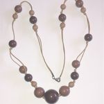 Brown Beaded Boho Necklace Photo 6