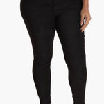 Good American Brand New  Women's Size 14 Faux Leather Black Pants Ankle $145 Photo 0