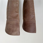Tory Burch • Simone Over-the-Knee Boots leather Weathered Brown taupe grey Photo 3